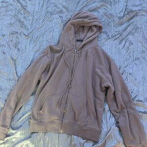 brandy melville zip up hoodie